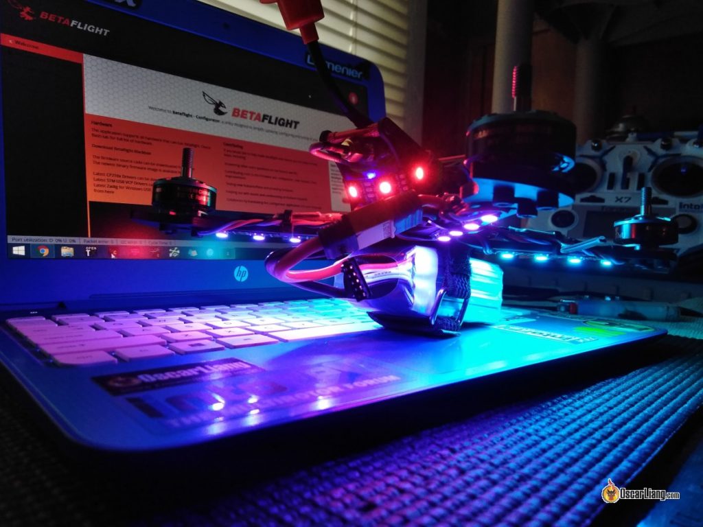 Как сделать RGB LED подсветку на квадрокоптере и настроить в Betaflight