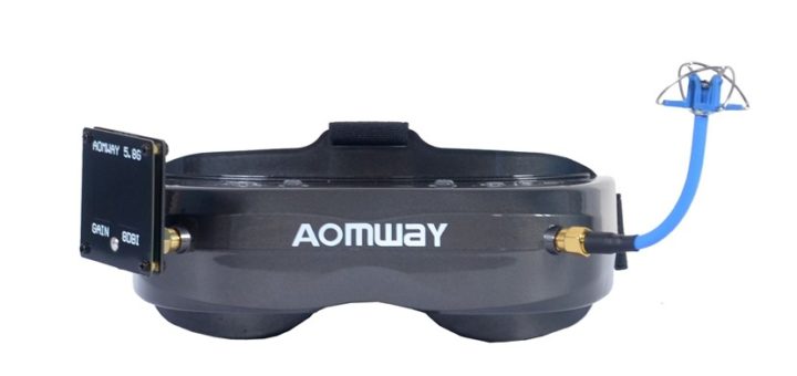 Aomway Commander V2 обзор FPV очков вид спереди 2