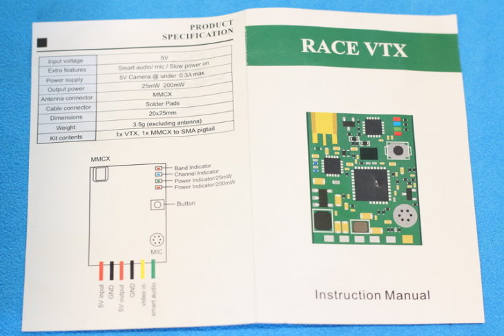 AKK Race VTX инструкция 2